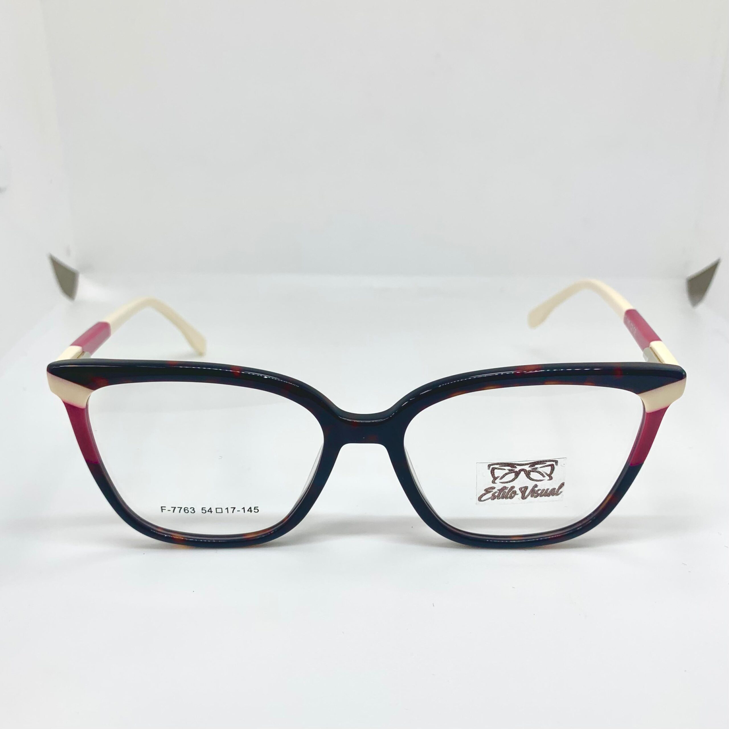 Estilo Visual F 7763 - Montura Elegante En Acetato